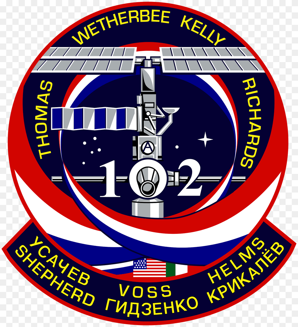 Sts 102 Patch Clipart, Astronomy, Emblem, Outer Space, Space Station Free Transparent Png