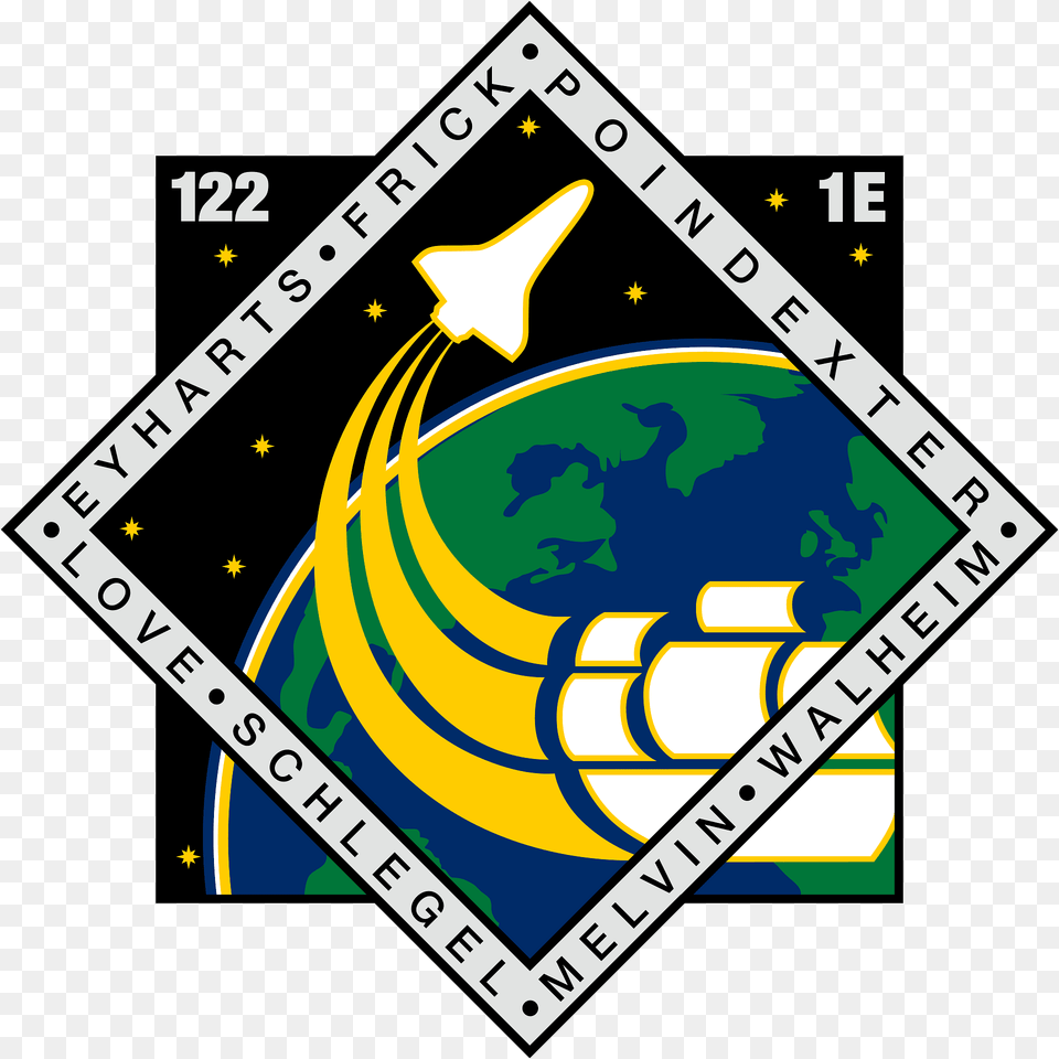 Sts 122 Patch Clipart, Symbol Free Png