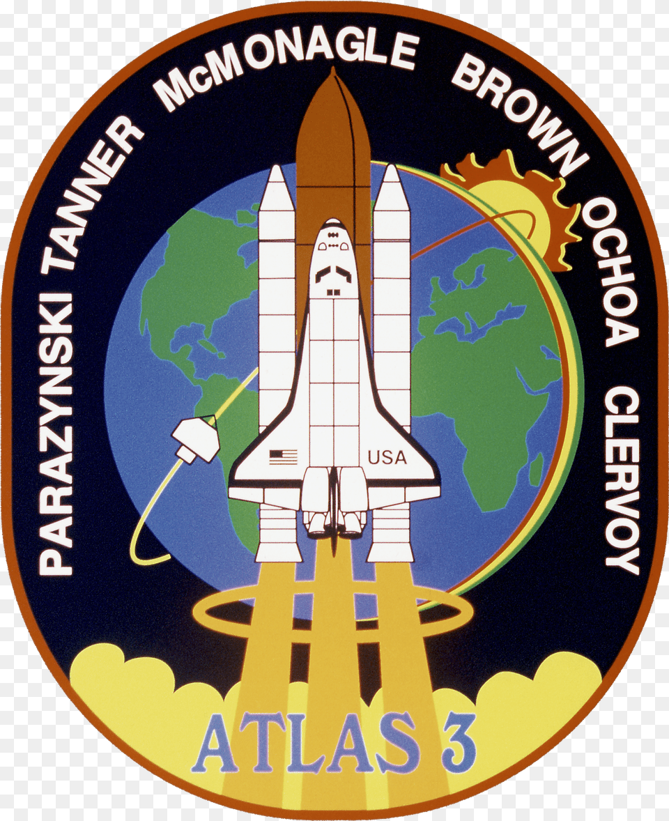 Sts 66 Patch Space Shuttle Mission Patch Free Png