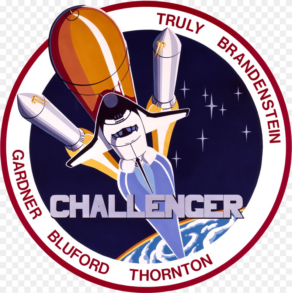 Sts 8 Patch Challenger Nasa Free Transparent Png