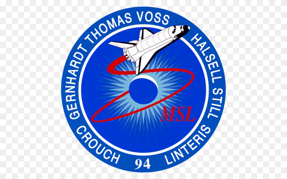 Sts Patch Space Mission Insignias, Logo, Aircraft, Airplane, Transportation Free Transparent Png