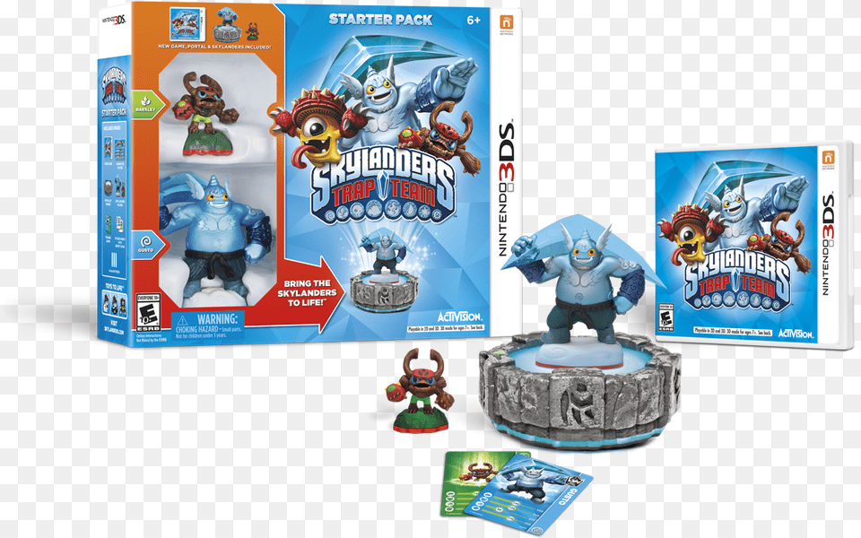 Stt 3ds Sp Contents Final Skylanders Trap Team Starter Pack, Baby, Person, Toy Free Png