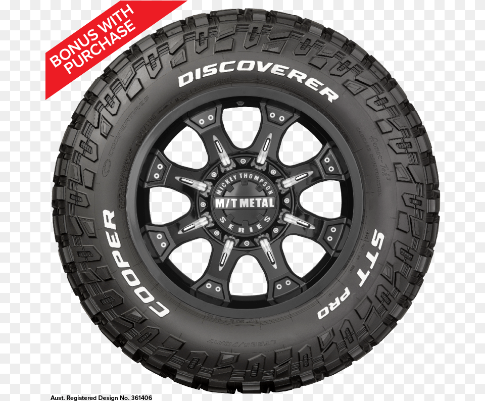 Stt Pro Cooper Discoverer Stt Pro 38x15, Alloy Wheel, Car, Car Wheel, Machine Png Image