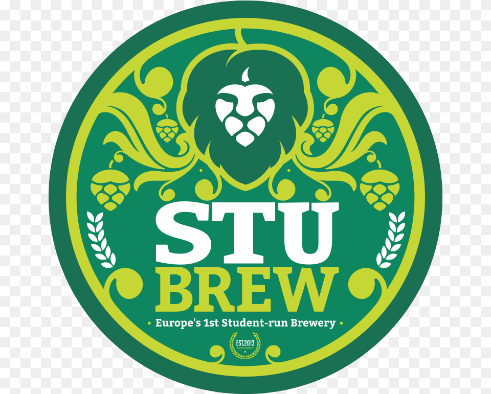 Stu Brew Logo Cmyk Beer, Green Free Png Download