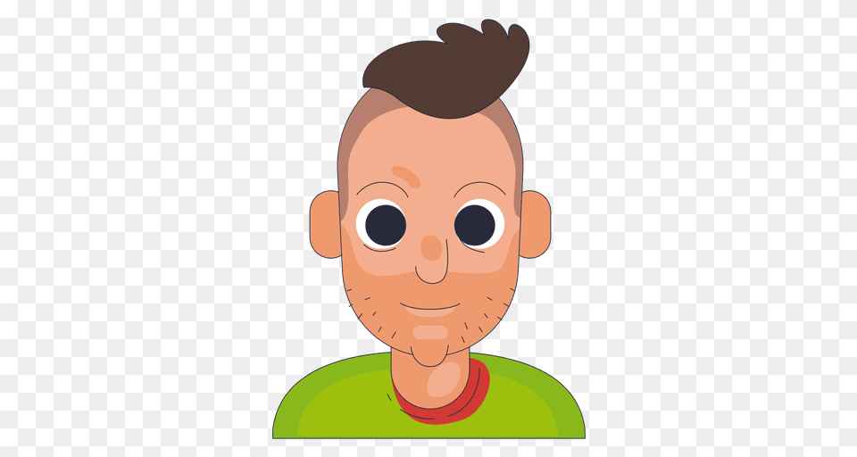 Stubble Mohawk Guy, Face, Head, Person, Photography Png Image