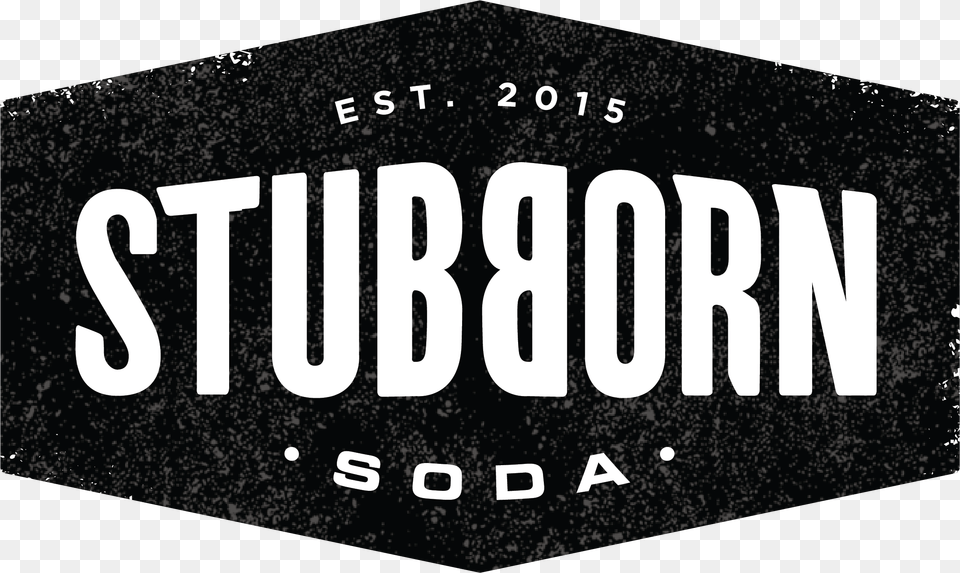 Stubborn Soda Logo, License Plate, Transportation, Vehicle, Text Png