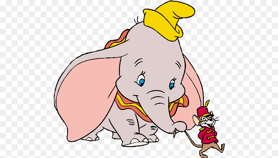 Stuck Clip Dumbo Dumbo And The Mouse Colouring, Baby, Cartoon, Person, Face Png Image