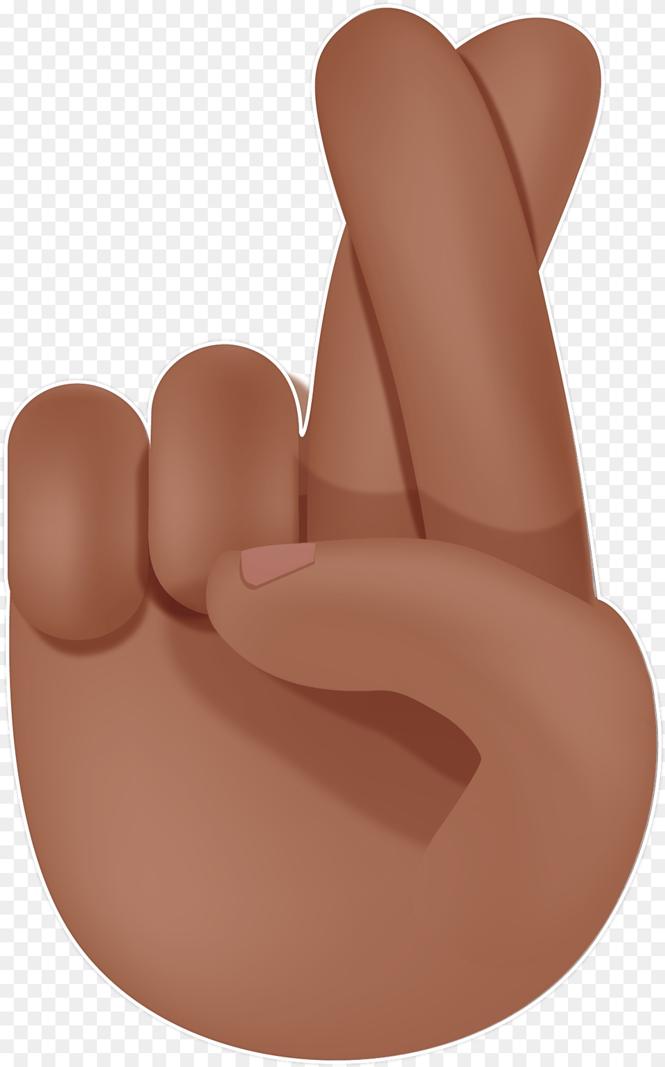 Stuck On Emojis Stickers Fingers Crossed Emoji Black, Body Part, Finger, Hand, Person Png