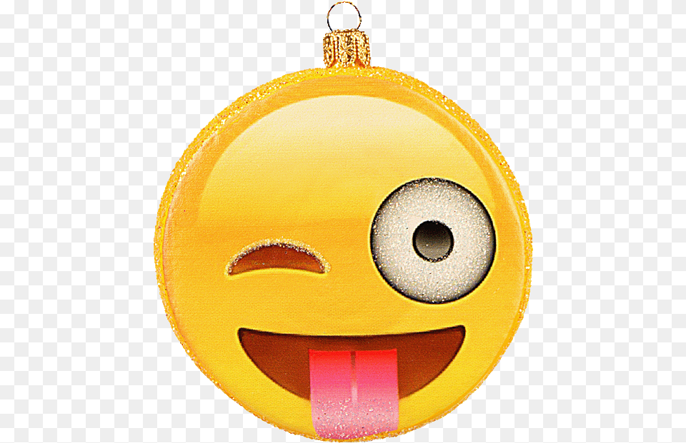 Stuck Out Tongue Emoji Ton, Accessories, Gold, Pendant Png