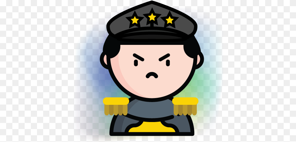 Stuck Trying To Come Up With A Unique Streaming Persona Try Cartoon, Captain, Officer, Person, Face Png Image