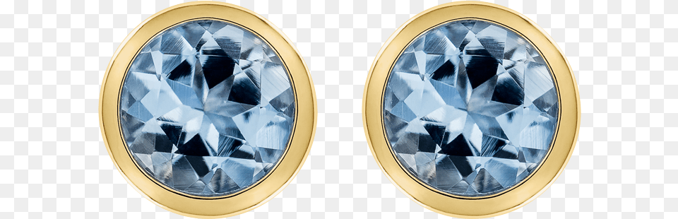 Stud Earrings Bezel Aquamarine Blue Aquamarine, Accessories, Diamond, Earring, Gemstone Png