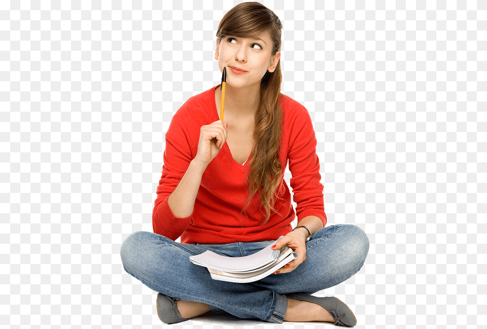 Student, Person, Sitting, Reading, Teen Free Png Download