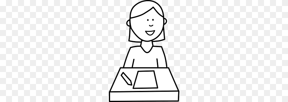 Student Stencil, Baby, Person Free Png Download