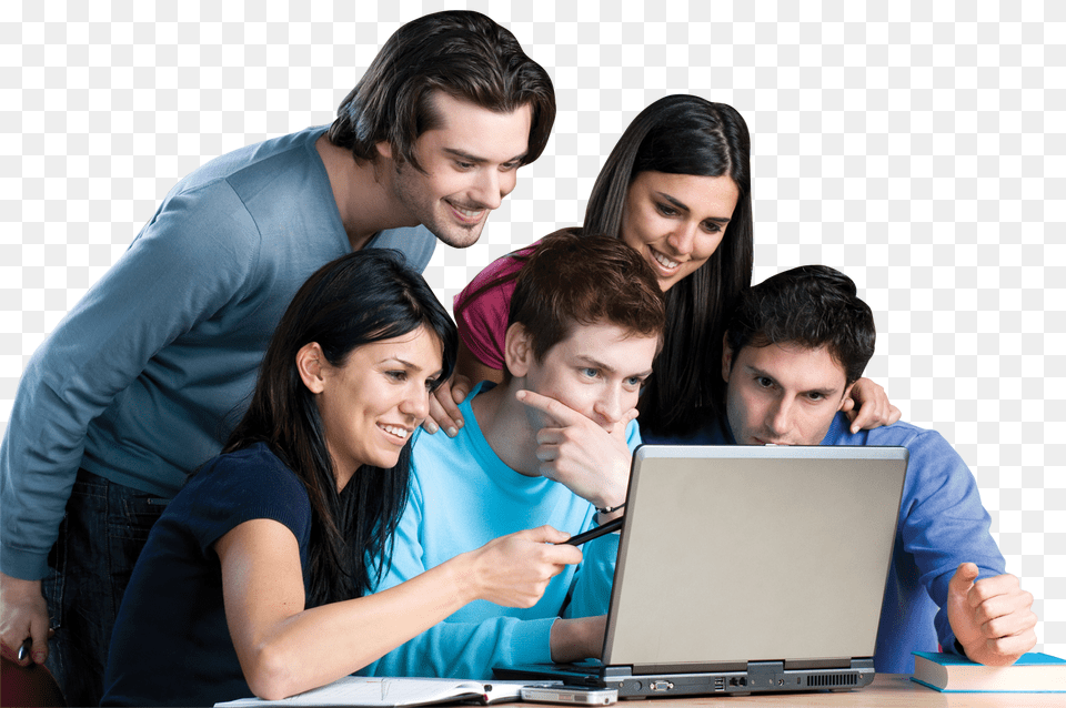 Student, Laptop, Person, People, Computer Free Png Download