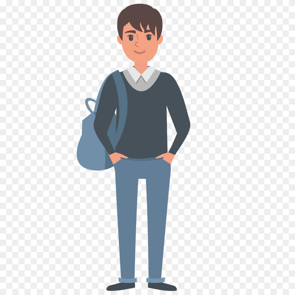 Student, Clothing, Standing, Sleeve, Person Free Transparent Png