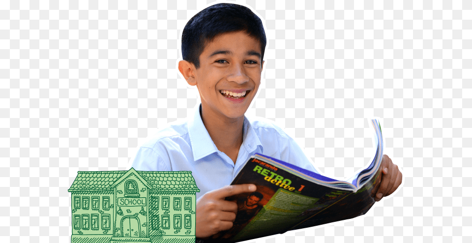 Student, Person, Reading, Boy, Child Free Transparent Png