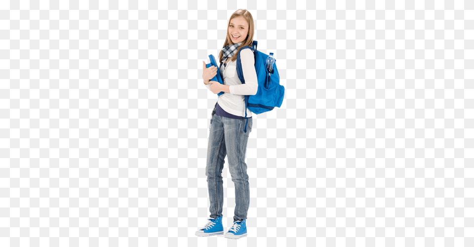 Student, Accessories, Person, Pants, Handbag Png