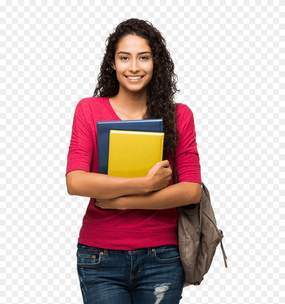 Student, Adult, Smile, Reading, Portrait Free Png