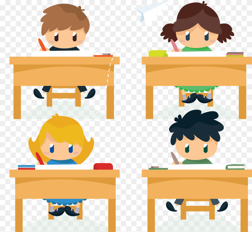 Student Doing Homework Clipart, Reading, Person, Table, Book Free Png