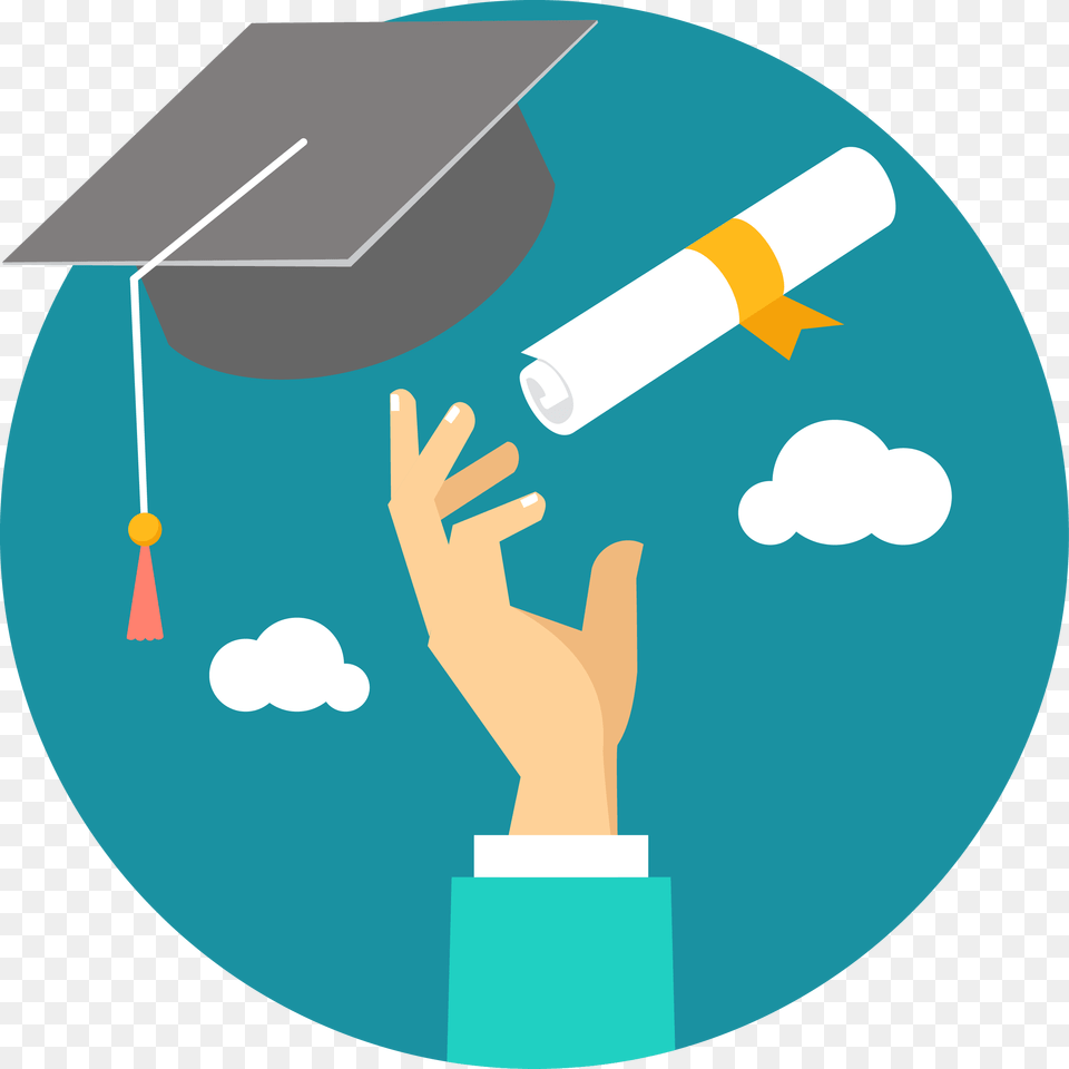 Student Education Graduate University Icon Graduate Icon, Graduation, People, Person, Text Png Image