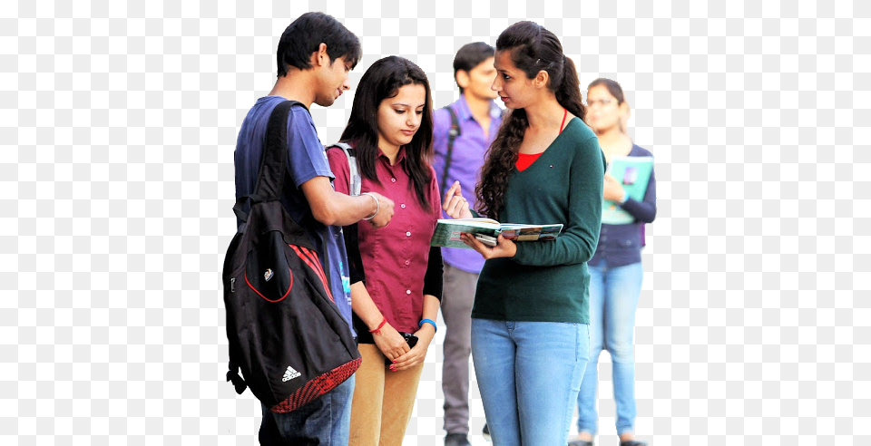 Student Group Talking Image Indirect Taxes For Ca Inter, Advertisement, Poster, Woman, Person Free Transparent Png