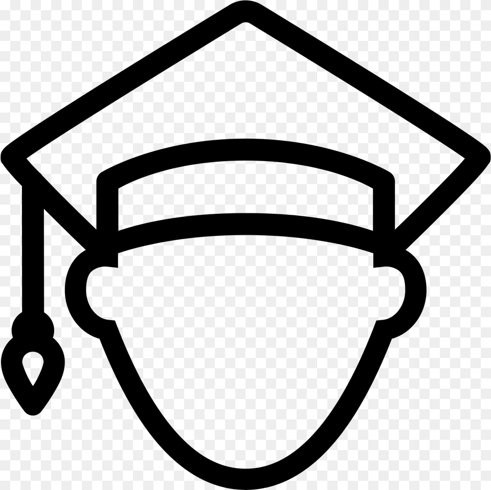 Student Icon Student Ikonka, Gray Free Png Download