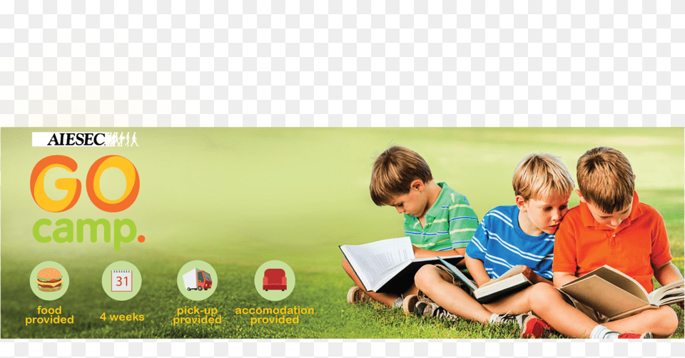 Student In Nature, Person, Reading, Boy, Child Png Image