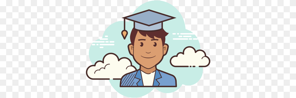 Student Male Icon Download And Vector Soundcloud Icon Aesthetic, Graduation, People, Person, Baby Png