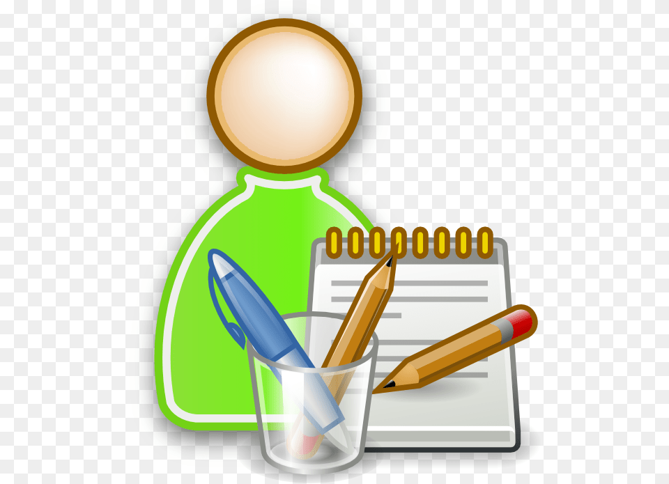 Student Notepad And Pen Clipart Free Transparent Png