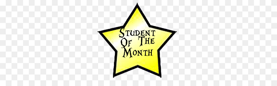 Student Of The Month Clip Art Download Clipart, Star Symbol, Symbol Free Png