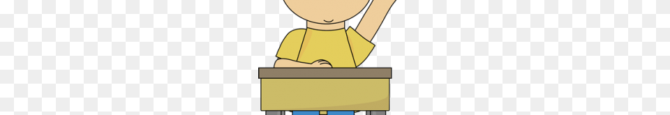 Student Raising Hand Clipart School Clipart, Person, Reading, Book, Publication Free Png Download