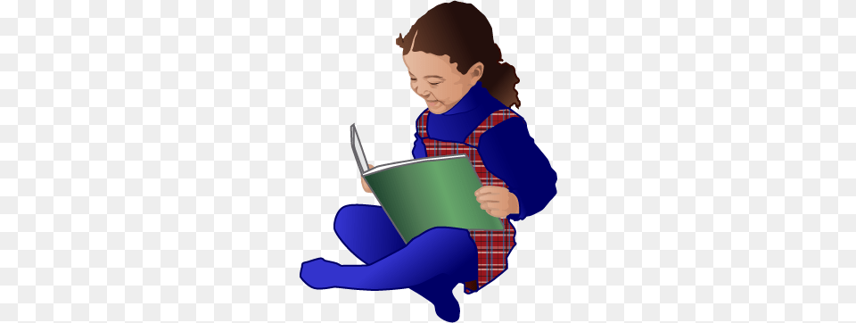 Student Reading Quietly Clipart, Person, Baby, Face, Head Free Transparent Png