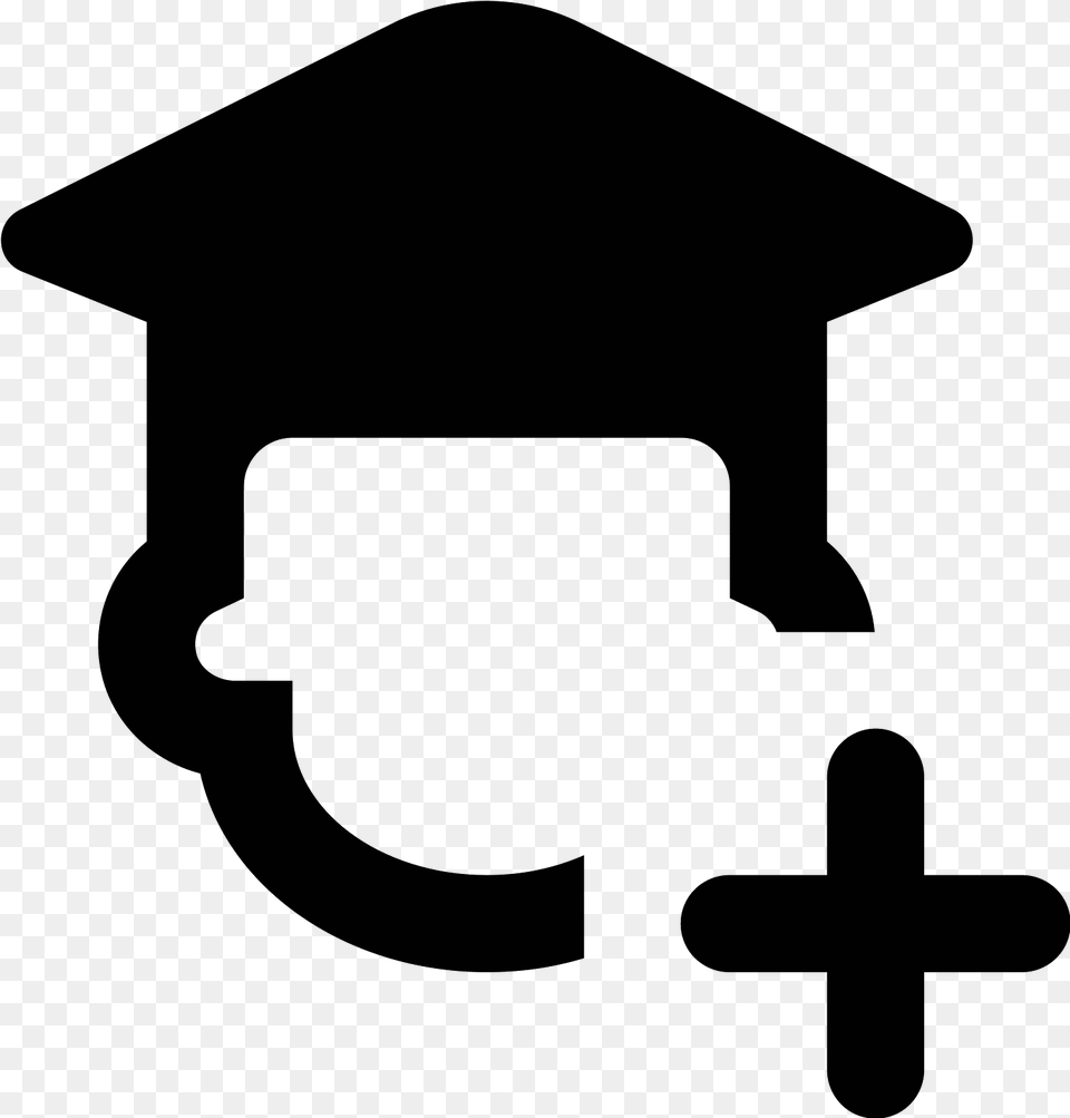 Student Registration Icon, Gray Png