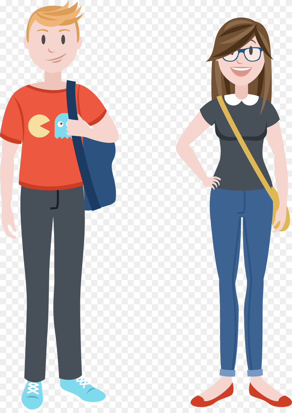 Student School Students Vector, Pants, Clothing, Teen, Person Free Png Download