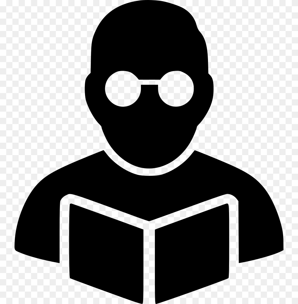 Student Student Icon, Person, Reading, Stencil, Accessories Free Transparent Png