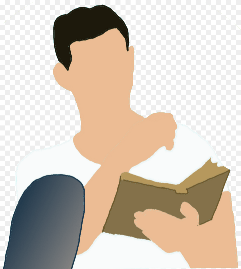 Student Studying Clipart, Person, Reading, Adult, Male Png