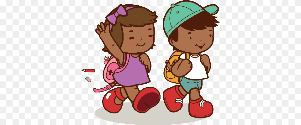 Student Walking Home Clipart, Baby, Person, Face, Head Free Png