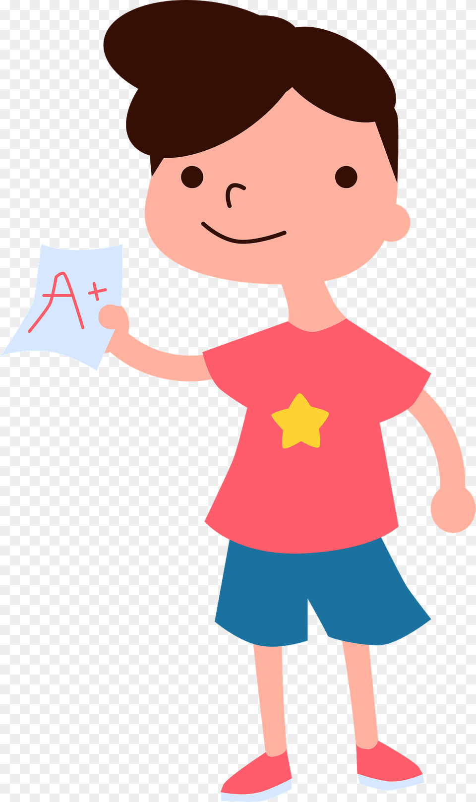 Student With An A Clipart, Baby, Person, Face, Head Png