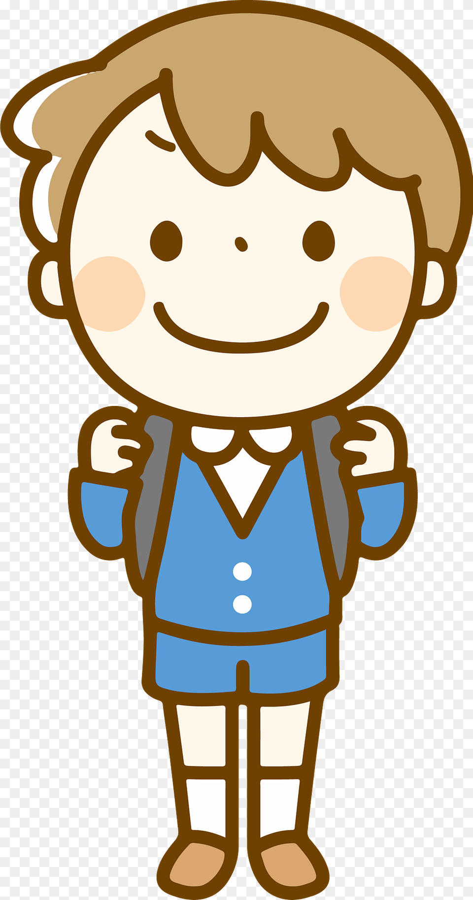 Student With Backpack Clipart, Baby, Person Free Png