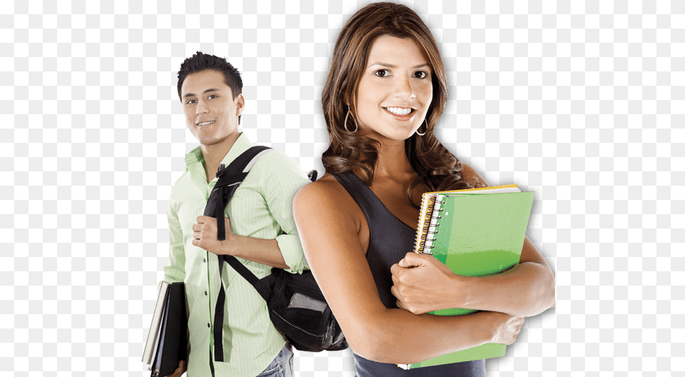 Student With Bag, Woman, Person, Man, Male Free Transparent Png