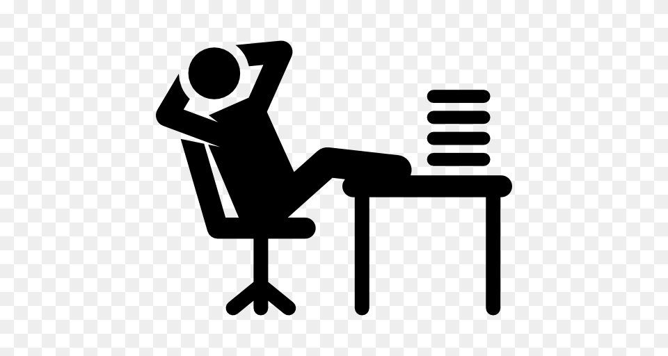 Student Writing Desk, Stencil, Person, Sitting, Silhouette Png
