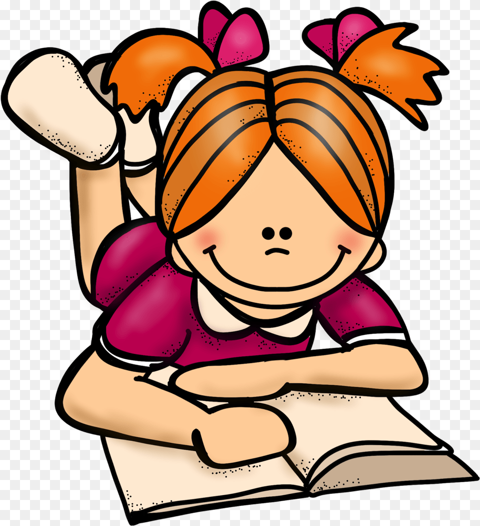 Students Clipart Student Reading Clip Art, Book, Comics, Person, Publication Png