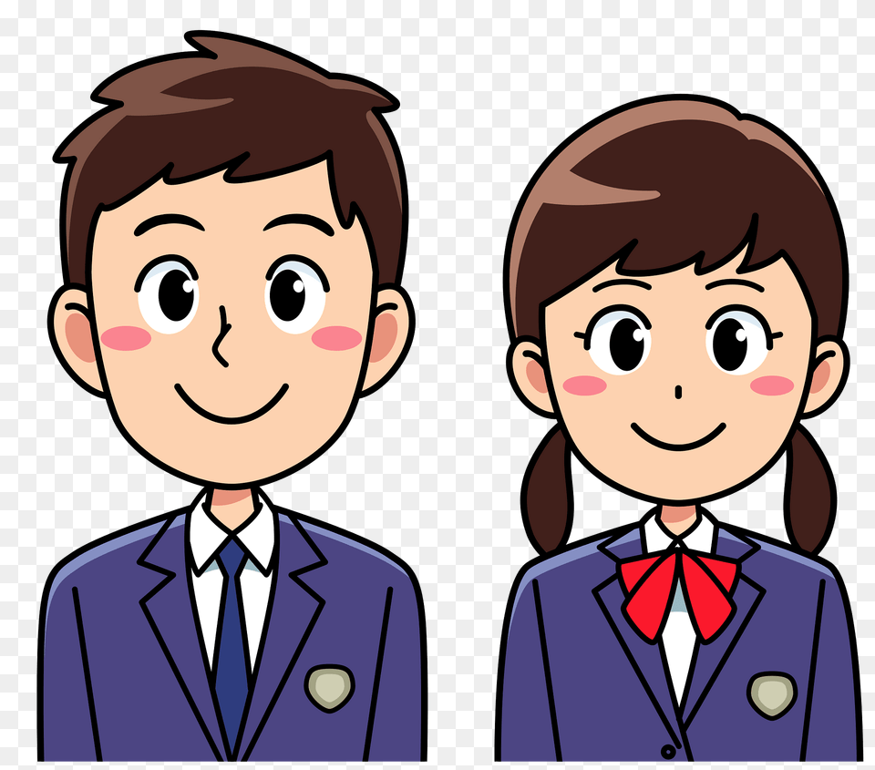 Students Couple Clipart, Accessories, Publication, Tie, Formal Wear Png