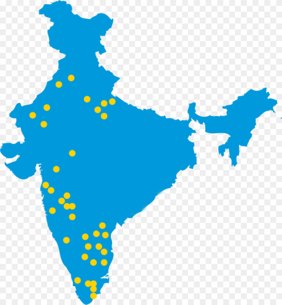 Students India Map Outline, Chart, Plot, Atlas, Diagram Free Png Download