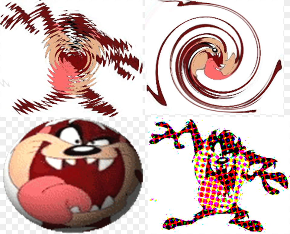 Students Used Images From Popular Culture Netbook Tasmanian Devil, Ball, Football, Soccer, Soccer Ball Png Image