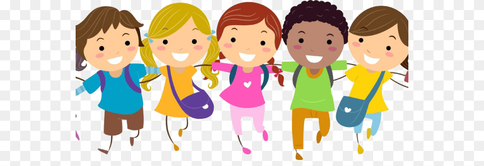 Students Walking In Hallway Clipart, Baby, Person, Face, Head Png Image