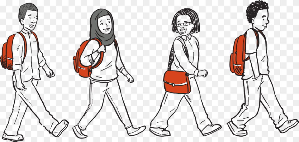 Students Walking Students Walking In Hallway Clipart, Lifejacket, Clothing, Vest, Person Free Png