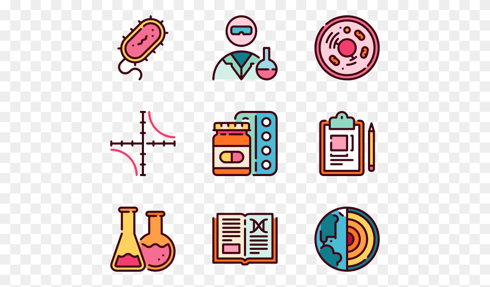 Studies Scientific Icon Packs, Text Png