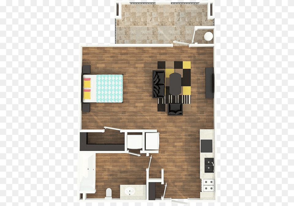 Studio 1 Bathroom Apartment For Rent At Highlander Highlander North Campus Layouts, Indoors, Interior Design, Diagram, Floor Plan Free Png Download