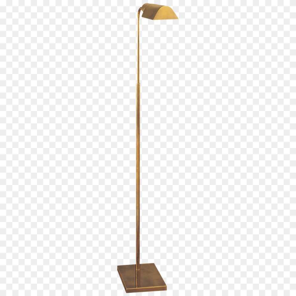 Studio Adjustable Floor Lamp In Hand Rubbed Anti Brass Task Floor Lamp Png Image